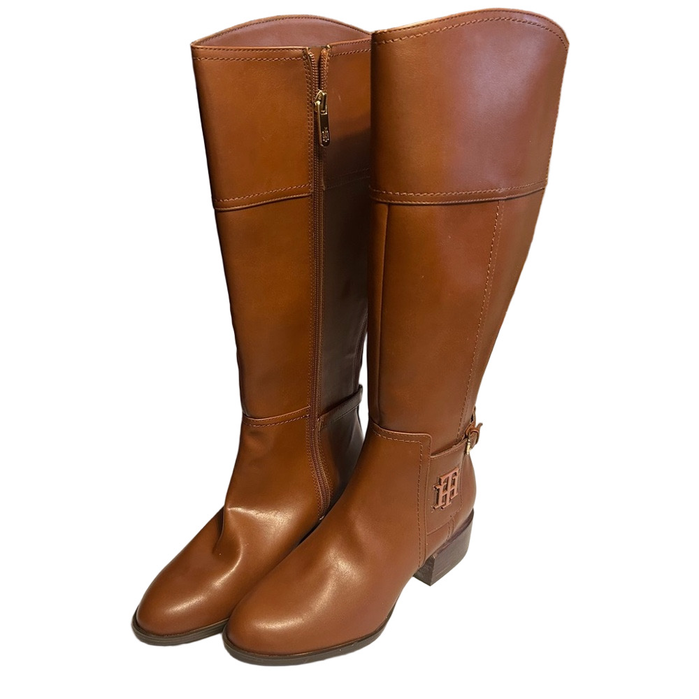 Tommy Hilfiger Brown Knee-High Boots Size 7.5 New